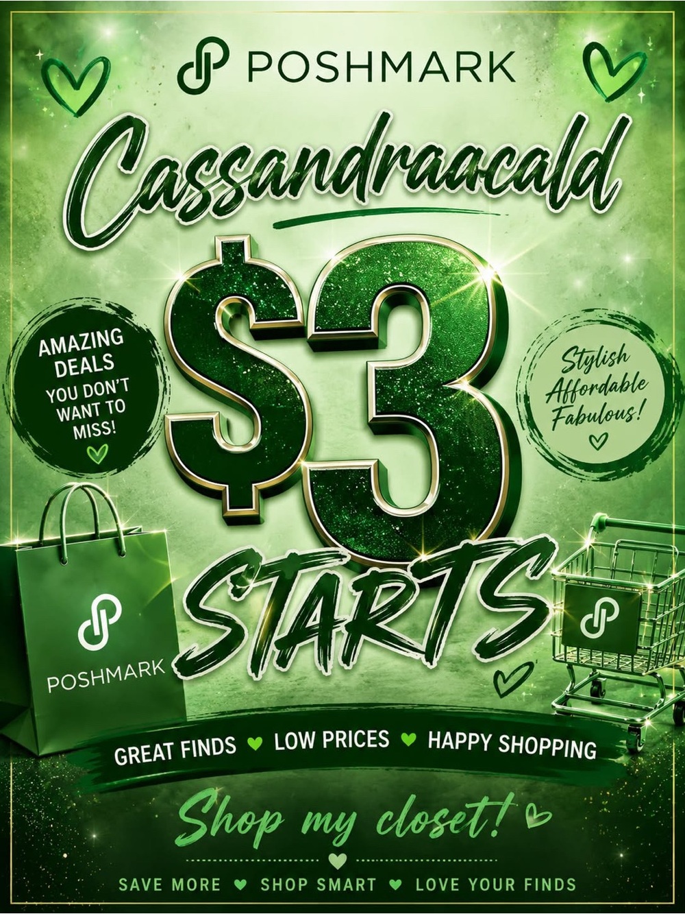 SHARE SHOW!! $10 & UNDER LOW STARTS